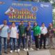 Para Bacawalkot Bogor foto bersama bersama dengan jajaran PWI Kota Bogor usai acara Public Hearing di Taman Ekspresi Sempur, Kecamatan Bogor Tengah.