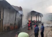 Puluhan Kios dan Loss Pasar TU Kemang Terbakar, Belasan Unit Mobil Damkar Diterjunkan