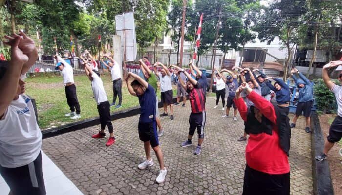 Setiap Hari Jumat Wartawan PWI Kota Bogor Gelar Olahraga Bersama