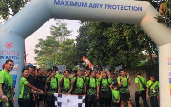 Ratusan Pelari SeJabodetabek Ramaikan Fun Run 5 Kilometer dalam acara Runtuyan 11 di Teras Jati, Kecamatan Bogor Utara pada Minggu 18 Agustus 2024.