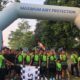 Ratusan Pelari SeJabodetabek Ramaikan Fun Run 5 Kilometer dalam acara Runtuyan 11 di Teras Jati, Kecamatan Bogor Utara pada Minggu 18 Agustus 2024.