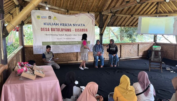 Dorong UMKM Naik Kelas, Mahasiswa KKN-T Fisip Unida Launching Rebranding Rajut