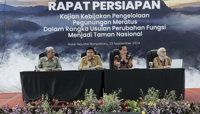 Dirjen PKTL Dukung Pegunungan Meratus Menjadi Taman Nasional