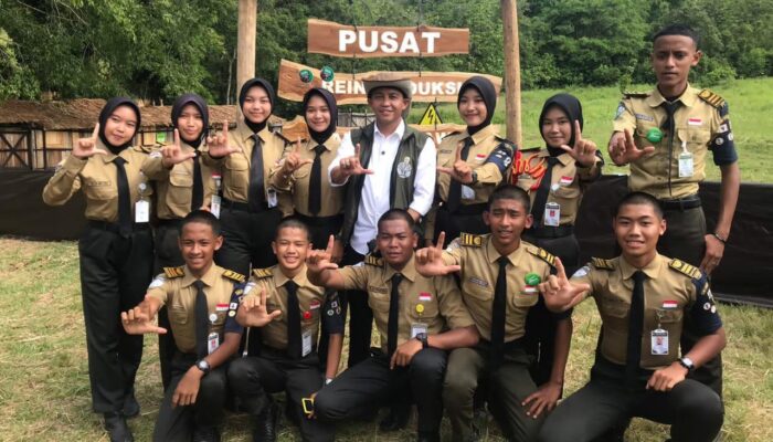 SMK Bakti Nusa Kawal Menhut di CGA Pangandaran