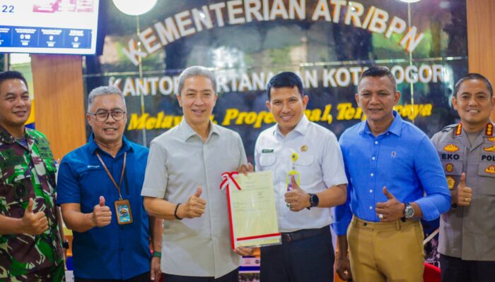 Geber Sertifikasi Lahan Aset Pemkot, Wali Kota Apresiasi Kinerja Kantor Pertanahan