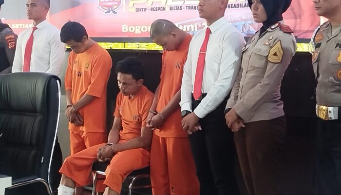 Polresta Ringkus Komplotan Curanmor Wilayah Bogor, Jakarta dan Banten