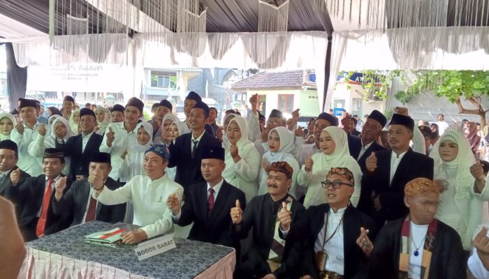 Kemenag Kota Bogor Dapat Dua Lahan Hibah dari Pemkot dan Gelar Nikah Massal 43 Pasangan