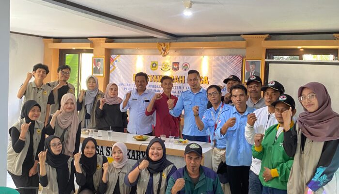 Pemerintah Desa Sukakarya Sambut Mahasiswa KKN Universitas Djuanda, Ini Harapannya