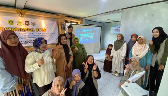 Mahasiswa Unida Dorong UMKM Desa Sukakarya Go Digital