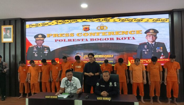 Polresta Ringkus 12 Pelaku Curanmor, 10 Motor Curian Berhasil Diamankan