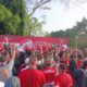 Letkol Tituler Deddy Corbuzier Meriahkan Kirab Merah Putih