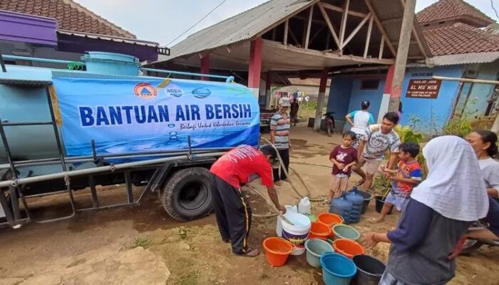 Bertahun-tahun Sumber Air Bersih Kampung Cipondok dari bantuan Aqua, Terhenti Karena Longsor tahun 2024