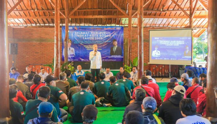 Puncak Hari Buruh Kota Bogor Dilakukan Diskusi Ketenagakerjaan dan Aksi Peduli Lingkungan