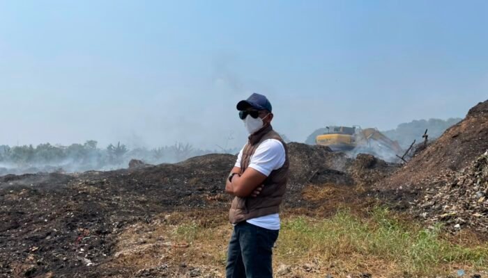 Mantap, Petugas Gabungan Berhasil Padamkan Kebakaran 8 Hektare Lahan TPAS Galuga