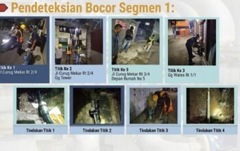 Tirta Pakuan Tangani Keluhan Pelayanan di Curug Permai, Perbaiki 24 Titik Bocor